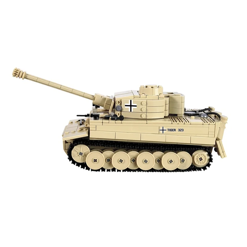 Тяжелый танк KAZI Tiger Pz.Kbfw. VI Ausf. E модели строительные блоки игрушки для детей