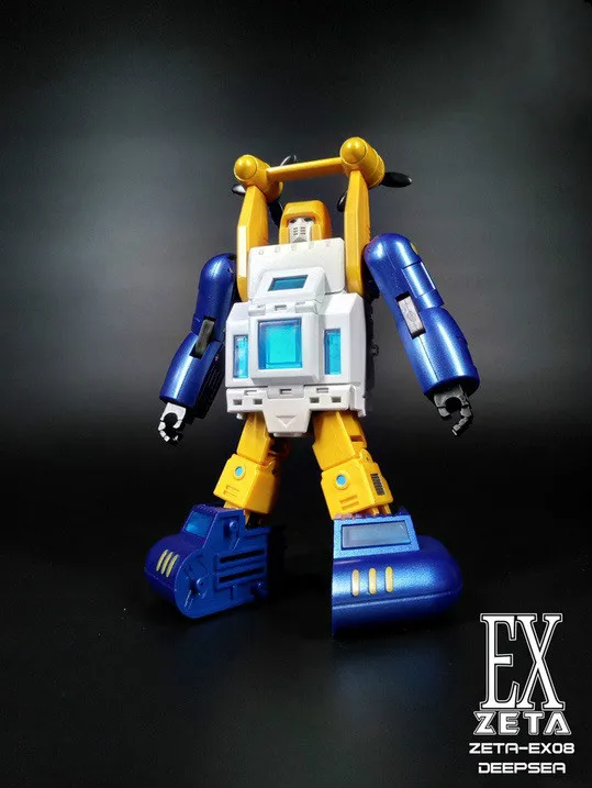 Зет игрушки ZT EX 08 ZETA EX08 Deepsea друидам рисунок металлик версия трансформации