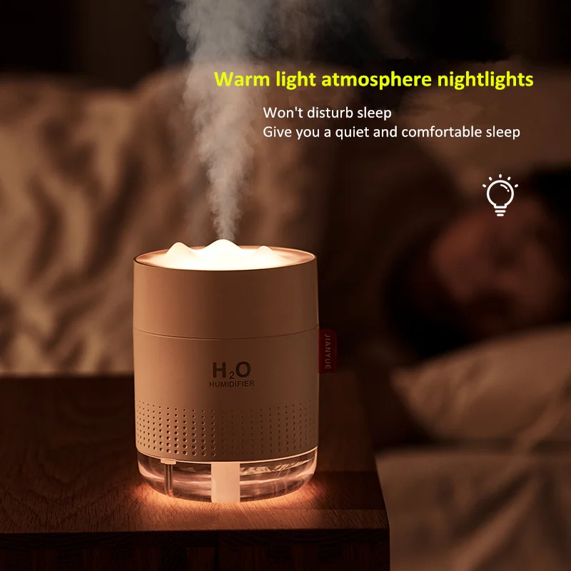 500 мл беспроводной увлажнитель воздуха 2000 мАч перезаряжаемый холодный туман