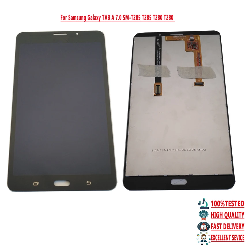 100% для Samsung Galaxy TAB A 7 0 SM-T285 T285 T280 дисплей ЖК-дисплей сенсорный дигитайзер экран