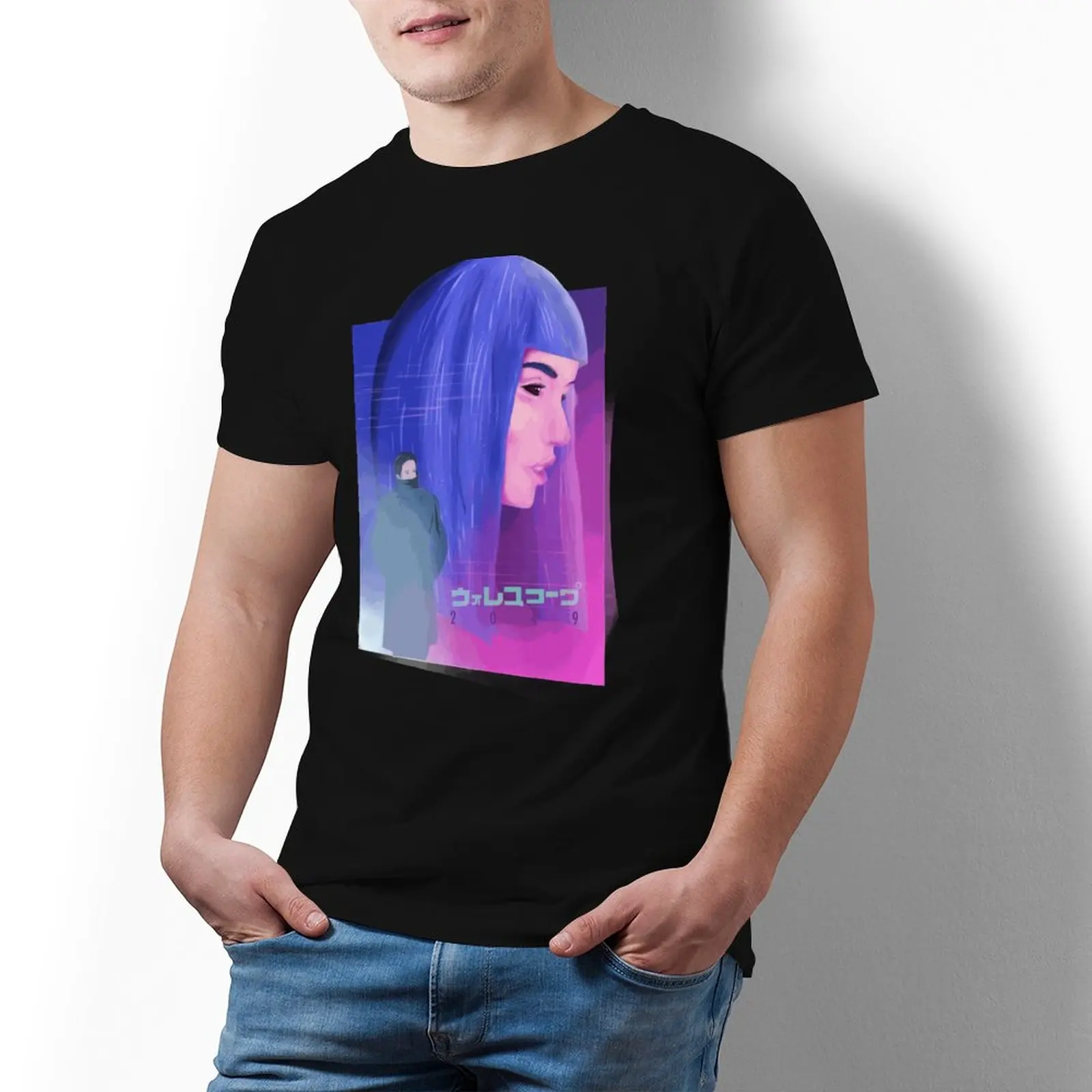 

Blade Runner 2049 Joi T Shirt Cult Classic Movie Printed 100 Cotton T-Shirt Big Basic Tee Shirt Male