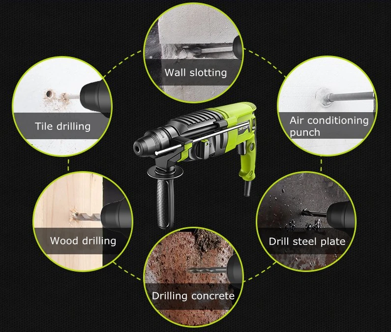 Многофункциональный электрический молоток домашний ручной бесступенчатый