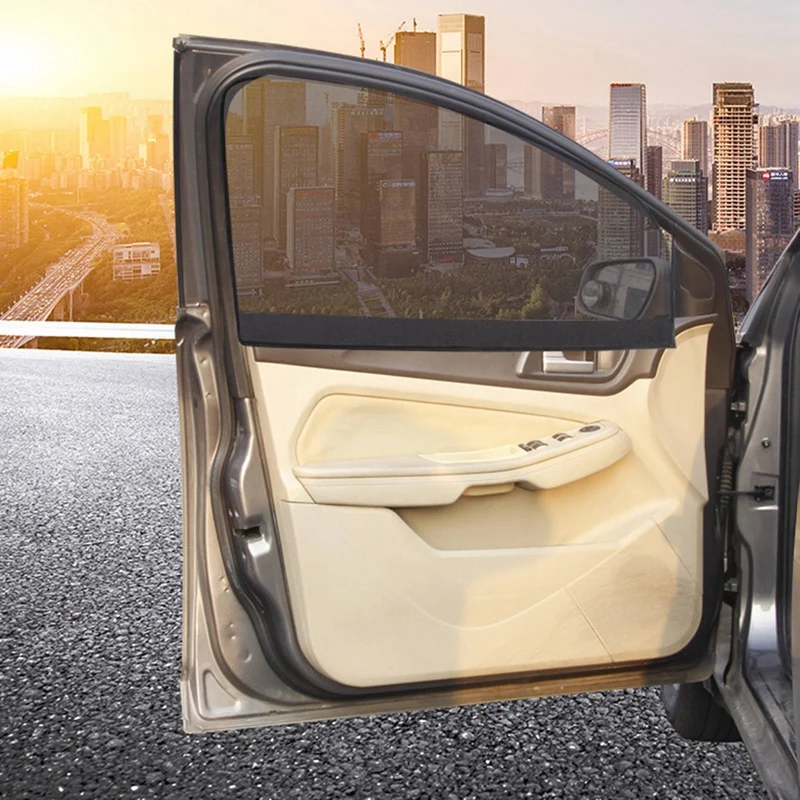 

Magnetic Car Sunshade UV Protection Car Curtain Black Car Front Rear Window Sun shade Side Window Mesh Sun Visor Car Accessories