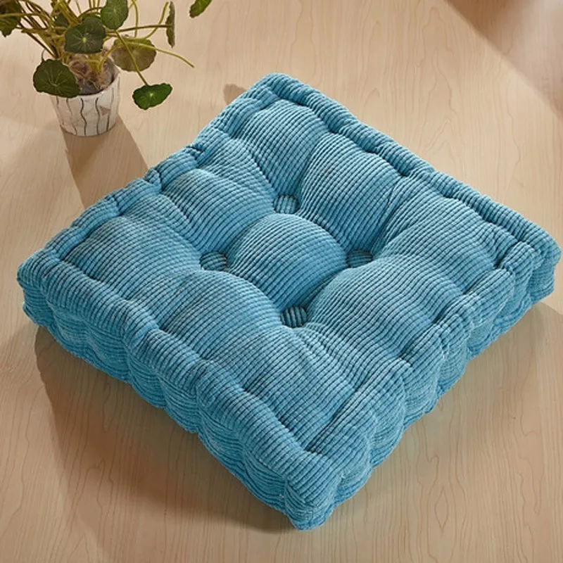 Aqua blue Стержень кукурузного початка Татами Место мягкий офисный стул, софа ткани диванные подушки текстиль для домашнего декора подушки под колени Coussin Almofada декорации - Цвет: Aqua blue