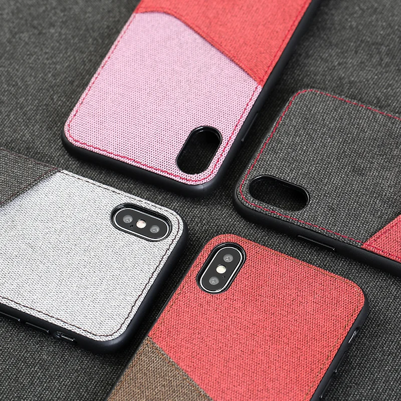 

Canvas case for iphone X 13 14 Pro Max 14Pro 12 Mini 11 Pro Max XS XSMAX XR 6s 6 7 8 plus se 360 full protective Card Slot bag