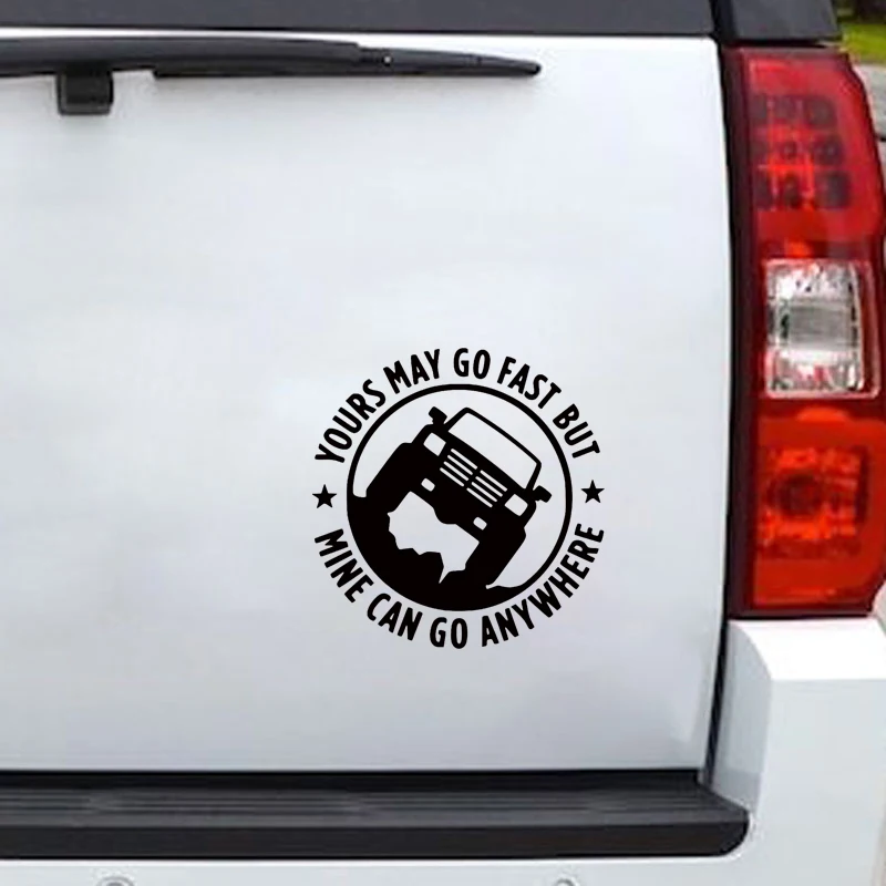 Забавная Автомобильная наклейка 4x4 стилинг автомобиля вы можете быстро поймать я