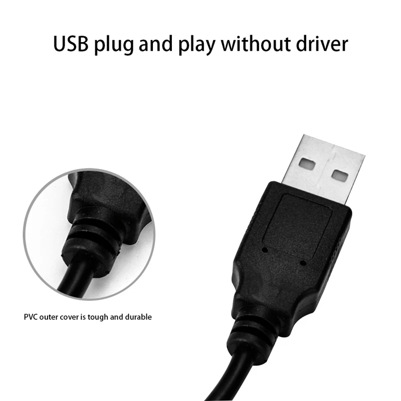 

Computer Camera, 1080P HD Webcast Live USB Camera, Drive-Free Computer Camera with Built-in Microphone