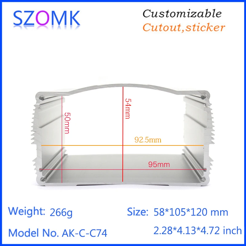 1 шт. 101(h)x155(w)x150(l) мм алюминиевый корпус Чехол проектная коробка для корпуса сделай