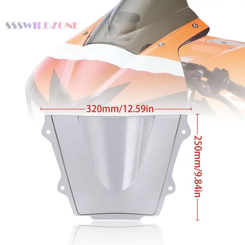 

Применимо к Honda CBR 600RR F5 2013-2018 ветровая панель лобовое стекло аксессуары для мотоциклов лобовое стекло дефлектор потока прозрачный