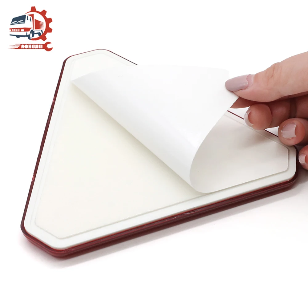 AOHEWEI Треугольники самоклеющиеся красный отражатели задний светоотражающий