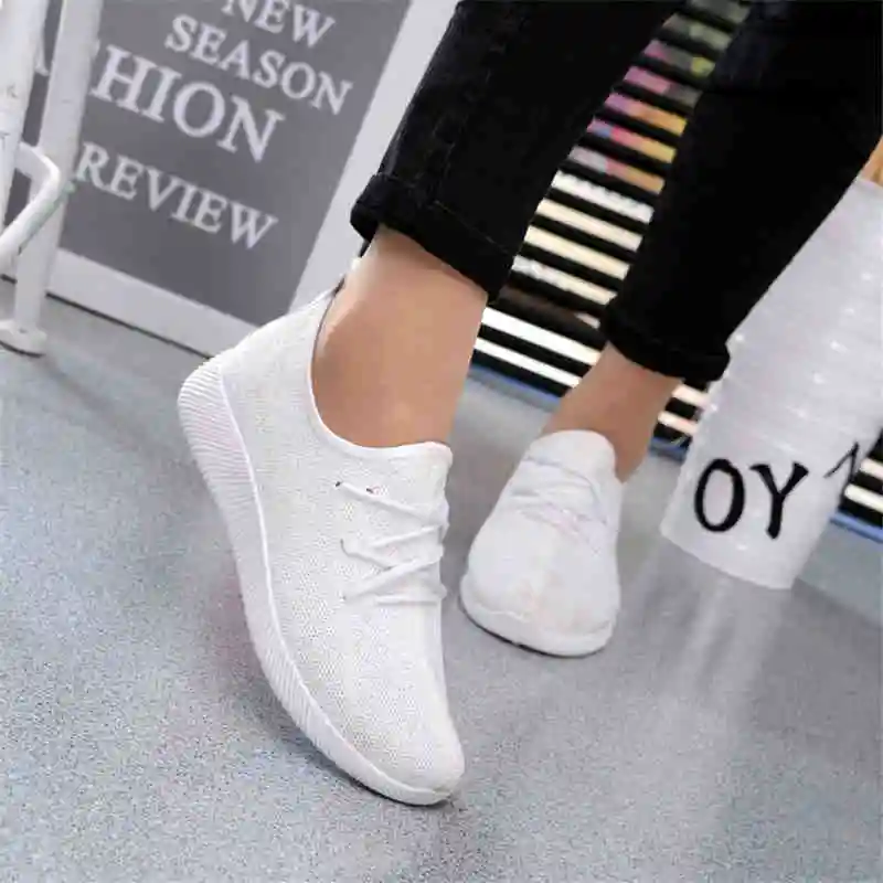 zapatos casuales de mujer Zapatillas de deporte poco profundas zapatillas de deporte negras transpirables zapatos de mujer