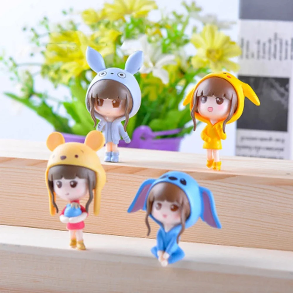

DIY Anime Garden Decor Doll Desk Crafts Fairy Figurine Miniature Ornament Statue