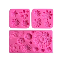 kinds of daisy shape decoration fondant cake chocolate candy molds pastry biscuits mould diy for party