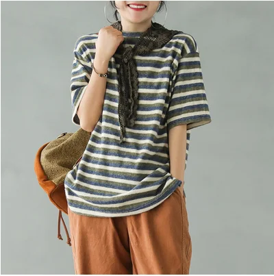 Весна-лето 2020 модная женская футболка универсальные пуловеры топы Новые