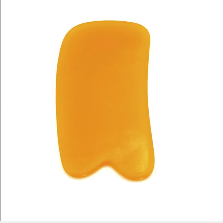 Orange Массажный инструмент Gua Sha, массажер для тела, доска Guasha, спа скребок для иглоукалывания, для лица, спины - Цвет: Orange