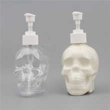 Botella rellenable de jabón líquido con forma de calavera...