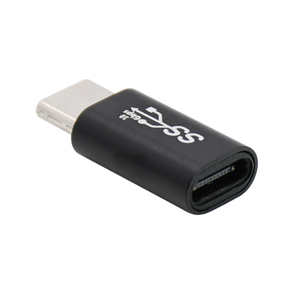 100pcs/lot USB3.1 Type-c adapter USB C male to USB C female extension adapter
