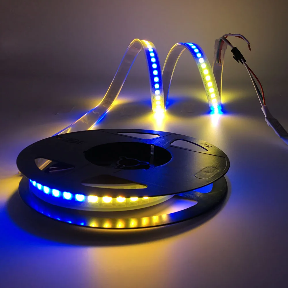 WS2812B WS2812 Адресуемая RGB Светодиодная лента 144 светодиода водонепроницаемый