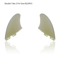 upsurf fcs 2 fins double%c2%a0tabs 2 twin fins greenyellowwhitebluegrey color fiberglass keel fins surfboard accessories fins