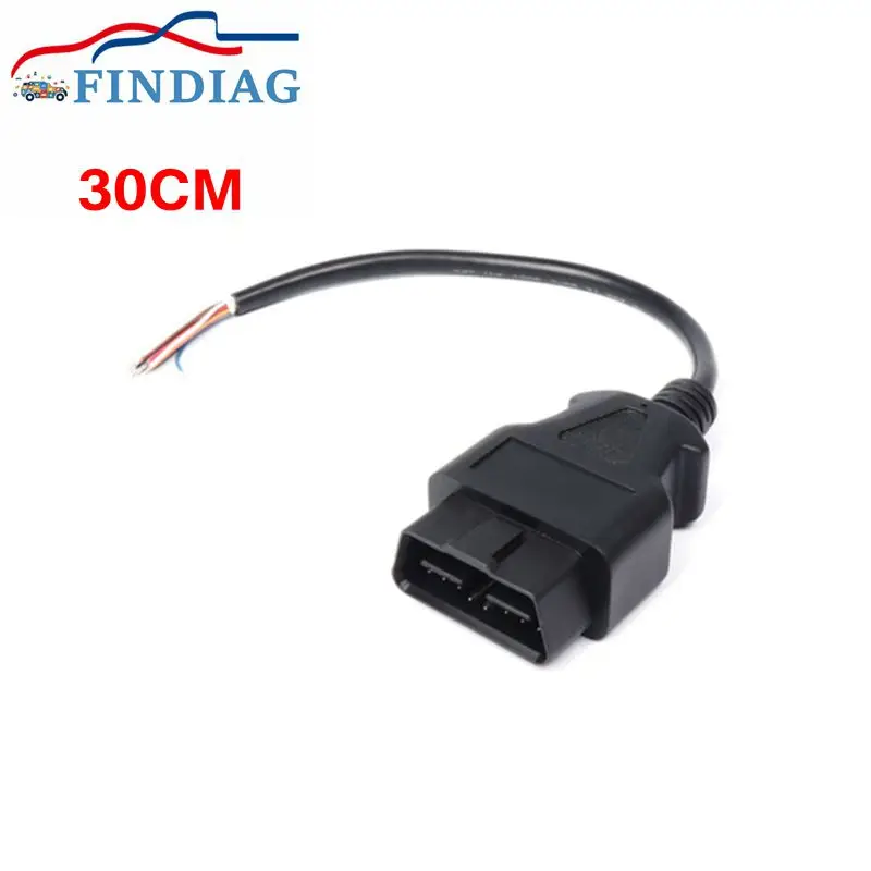 OBD2 30 см 16 контактный разъем адаптера переменного тока открытие диагностический