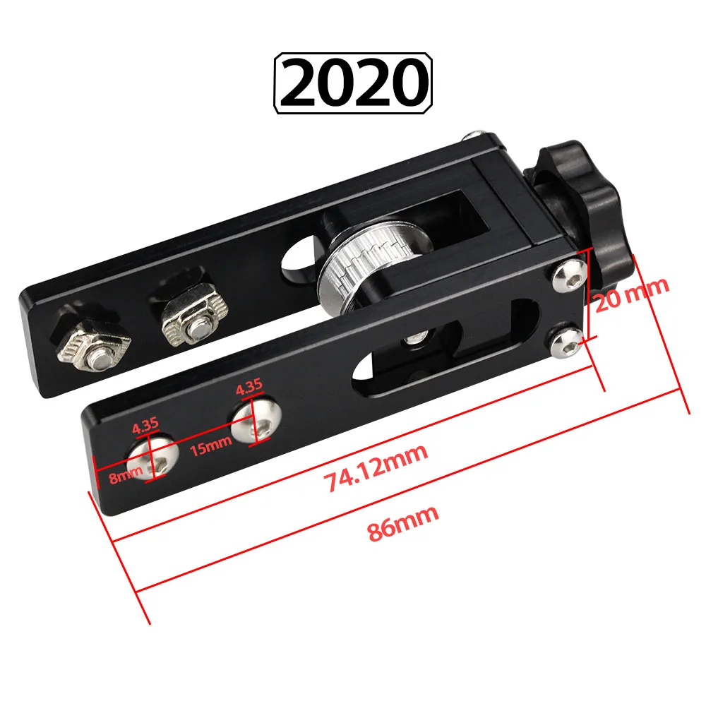 2020 X axis V-слот профиль 2040 Y синхронный ремень тянущийся выпрямитель для Creality Ender 3