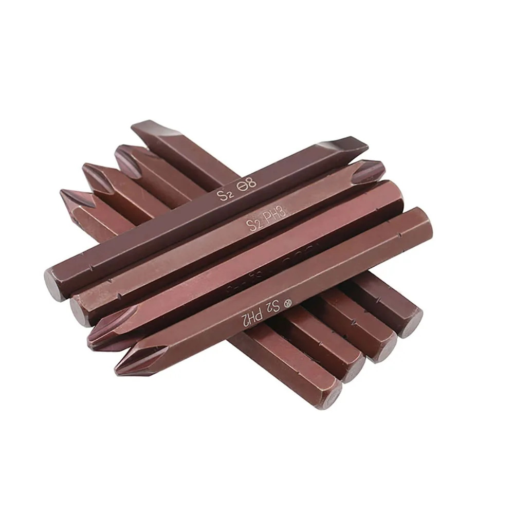 

1PCS Slotted Phillips Power Bit Drill H5/16 Impact Drills Bits Long 80mm PH1 PH2 PH2