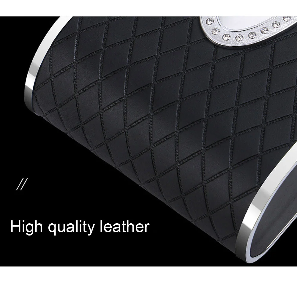 Автомобильные часы автомобильная коробка для салфеток роскошный держатель