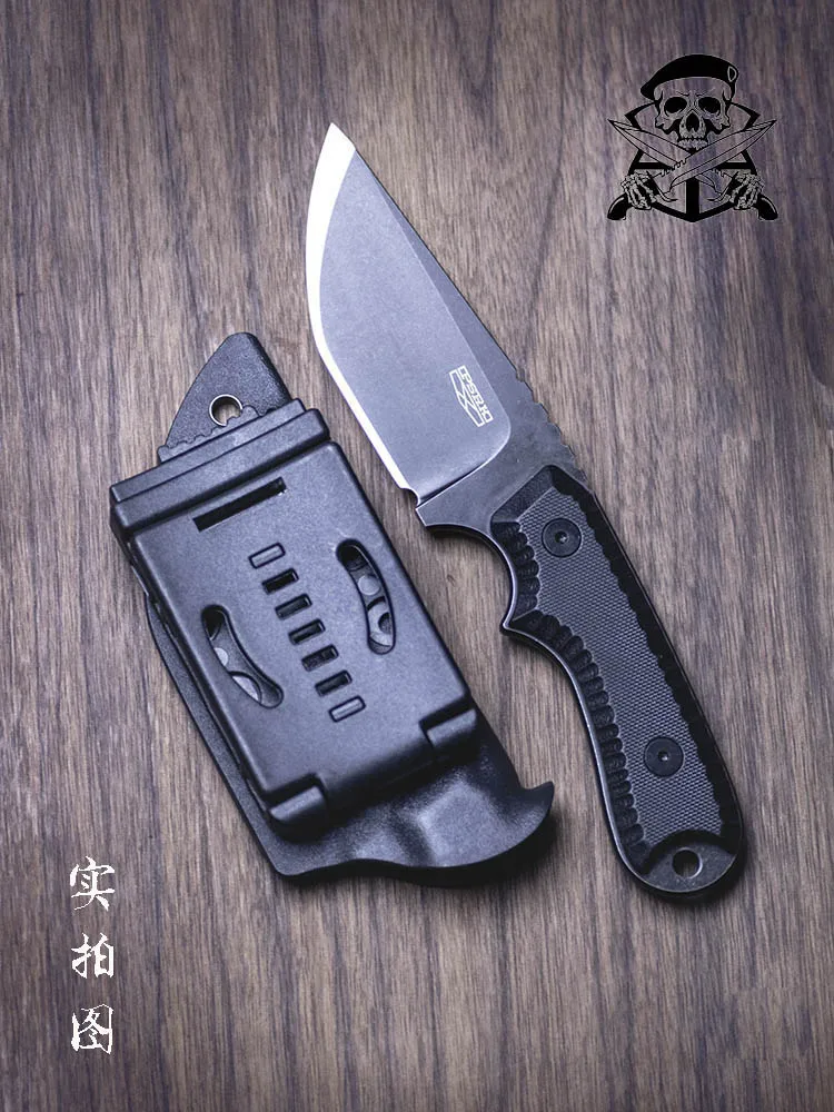 59 60HRC PSRK M2 нож 14C28N лезвие G10 ручка фиксированный инструмент для кемпинга Выживания