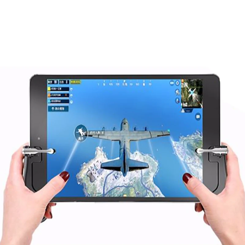 Мобильный игровой контроллер для PUBG iPad планшета 4 пальца джойстик ручка кнопка