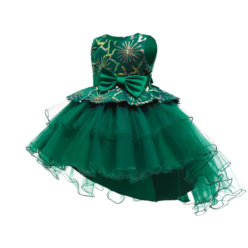 Платье детское Сетчатое без рукавов с бантом 2021 | Детская одежда и обувь