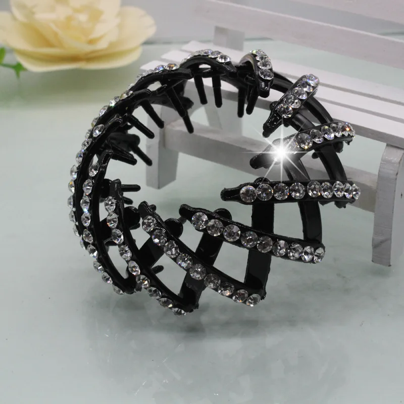 Женская заколка для волос пластиковая гнездо с расширяющимся хвостом аксессуары