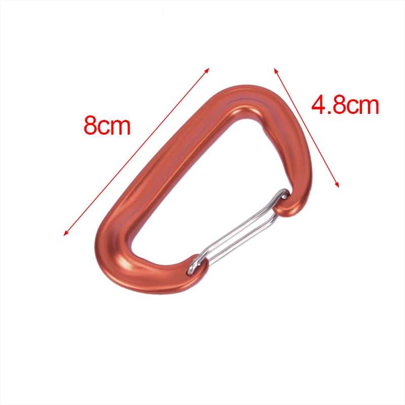 

1Pc Aviation Aluminum 12KN Hammock Safety Balance Carabiner Clasp Camping Outdoor J02