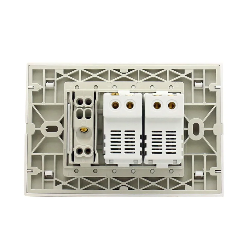 UNKAS настенная розетка итальянская/Чили электрическая с 4 USB зарядным портом для