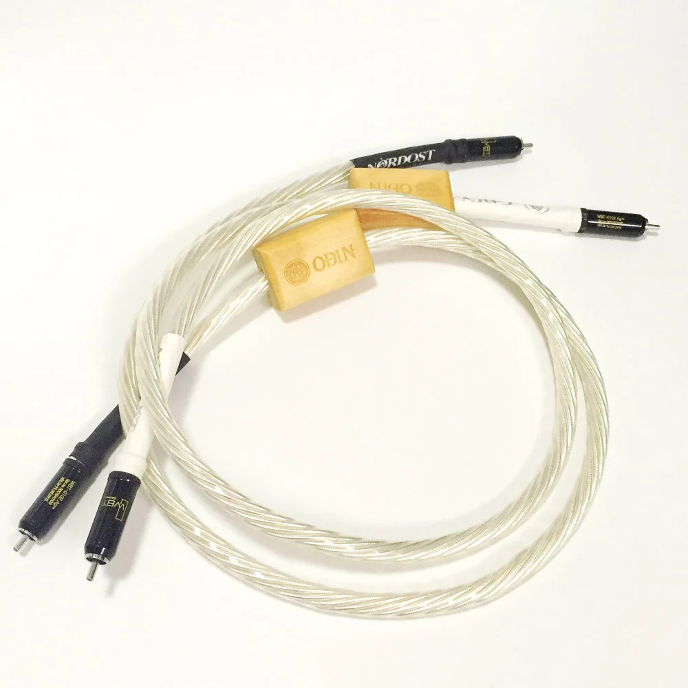 Hifi Nordost Odin Supreme Reference Interconnect аудио кабель Соединительный RCA WBT 0102Ag разъем