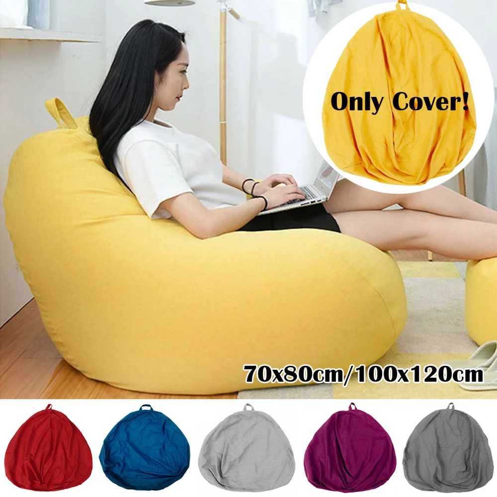 Скандинавский большой мешок для фасоли стул диван крышка дома ленивый шезлонг