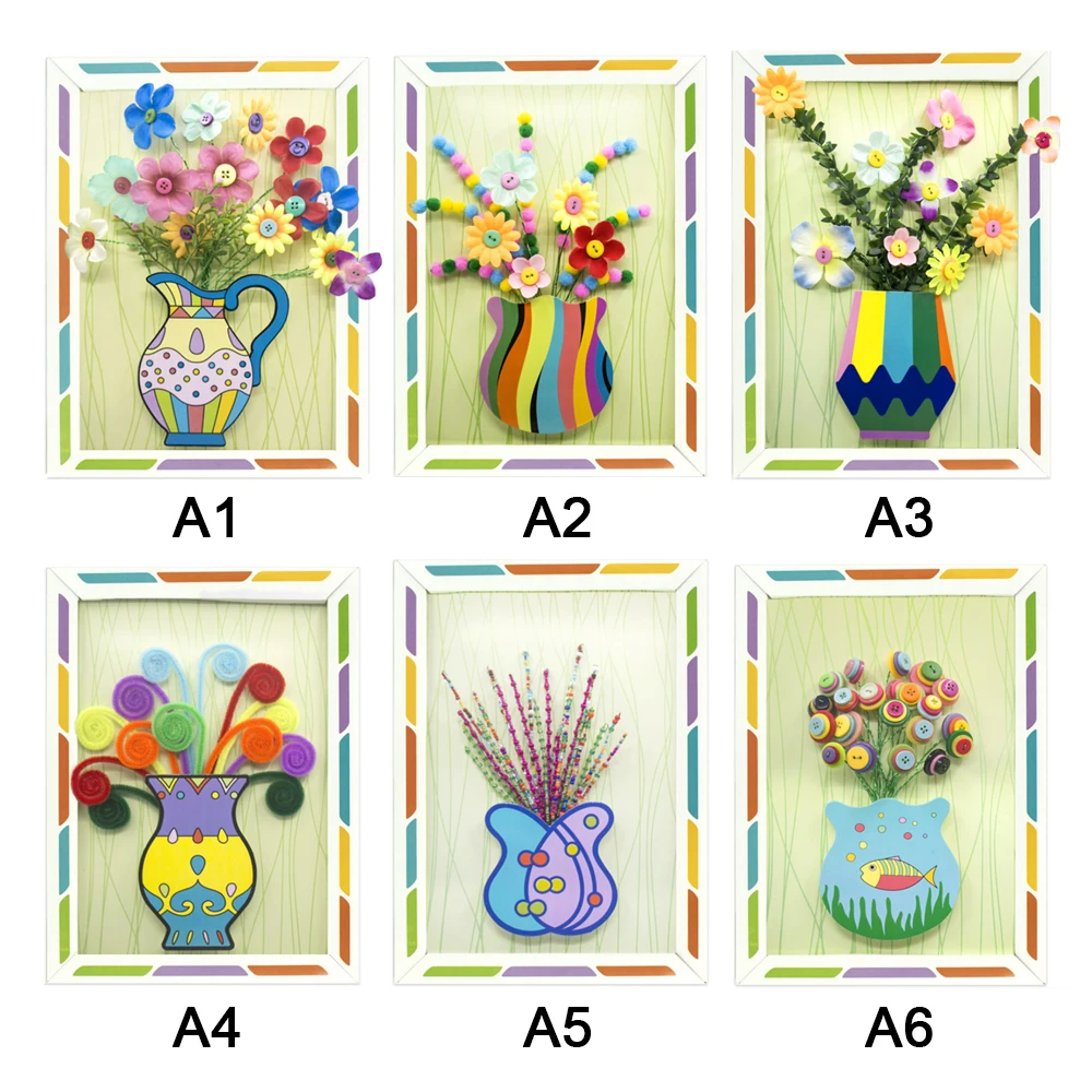 

Handmade Bouquet Kindergarten Educational Toys DIY Flower Arrangement Kit