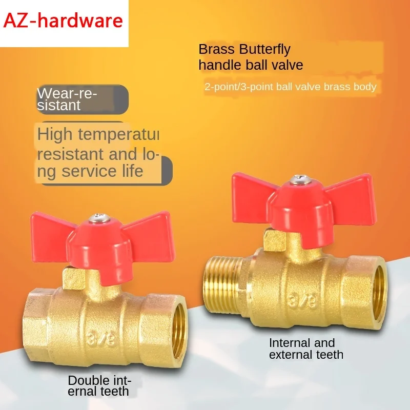 Латунный шаровой кран 1/4 дюйма 3/8 небольшой Пневматический воздушный насос