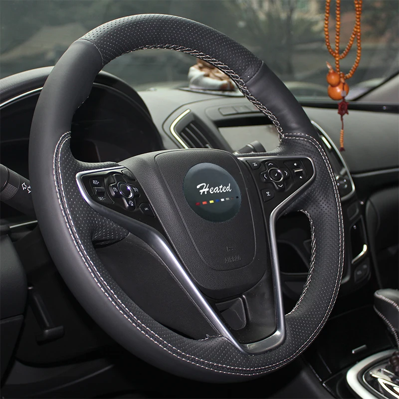 Чехол на руль из микрофибры плетеный для Buick Regal Opel Insignia 2014 2015|Чехлы руль| |