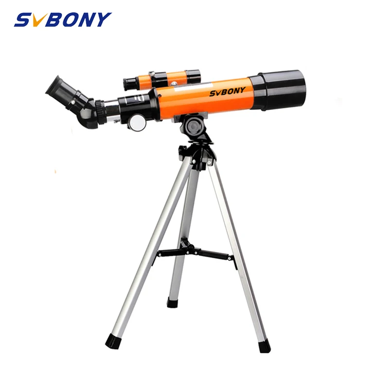 SVBONY SV502 Telescope for Kids, 50mm Kid Telescope, and 5X20 Finder Scope, Gift for Exploring Moon Science Education