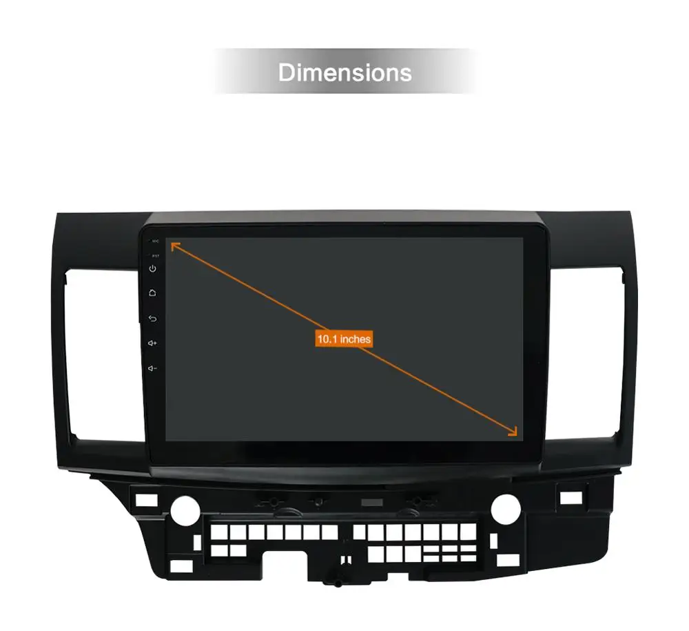 Автомобильный мультимедийный плеер 8 ядер 64 Гб ПЗУ Android 10 0 ForMitsubishi Lancer 1din