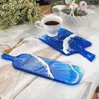 DIY Кристалл эпоксидная силиконовая форма ручка лоток зеркало Sffect Смола форма для смолы подставка лоток для изготовления формы инструменты