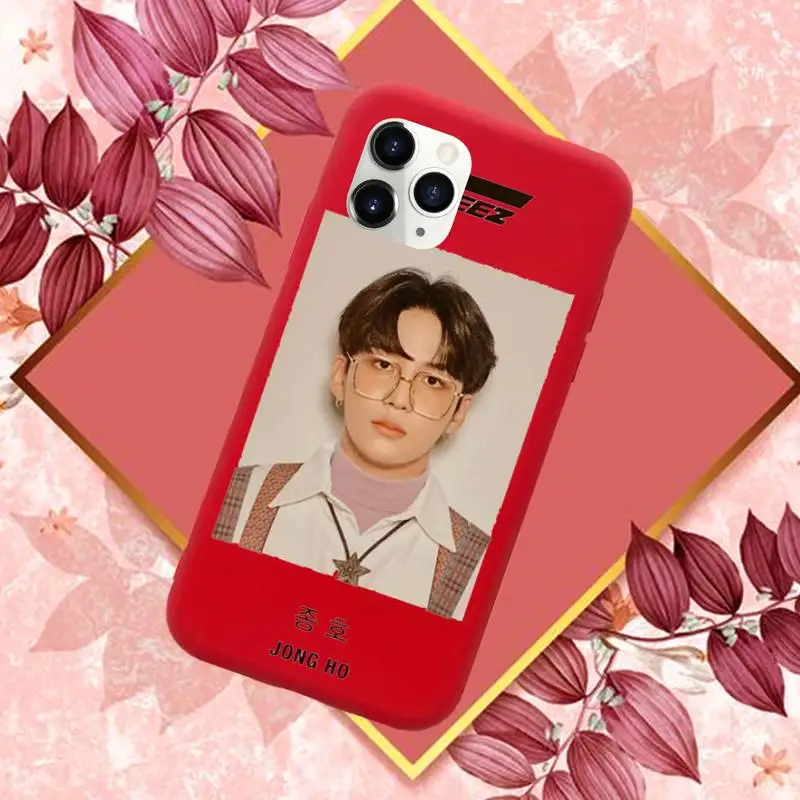 

ATEEZ HongJoong SeongHWA KPOP boy group high quality Phone Case Candy Color for iPhone 6 7 8 11 12 s mini pro X XS XR MAX Plus