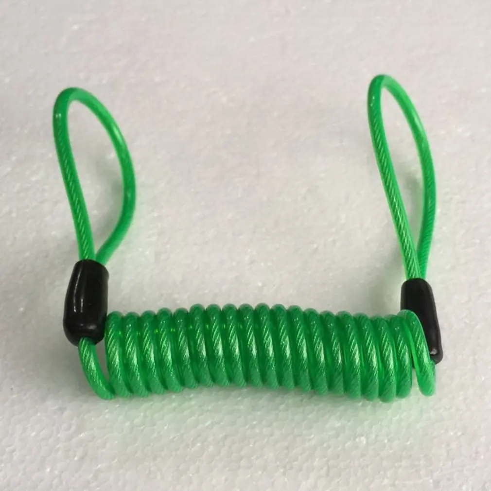 

2020 Portable Universal 1.2M Wire Bicycle Lock Spring Reminder Anti-theft Lock Rope for Motorcycles Bikes Scooters Safety Lanyar