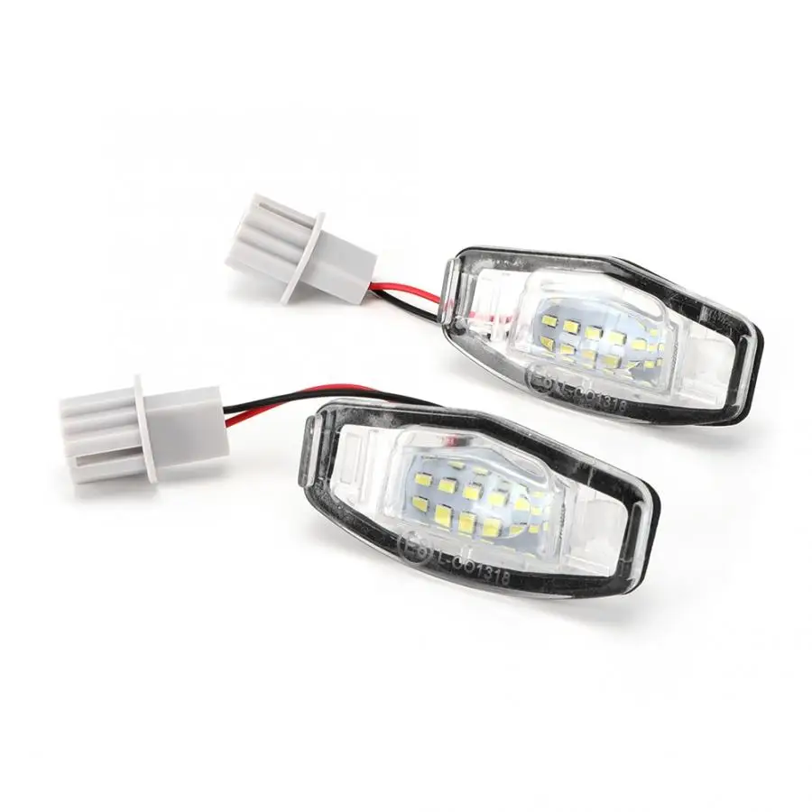 2 шт. Автомобильные светодиодные лампы 12-30 в для освесветильник номерного знака |