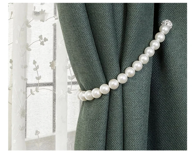 Недорогой жемчужный магнитный зажим для штор 1 шт. держатели занавесок зажимы