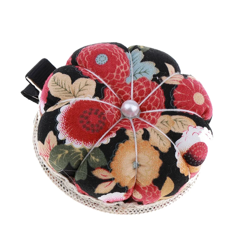 1 шт. милые игольчатые подушечки в виде тыквы с цветочным узором зажимом швейные