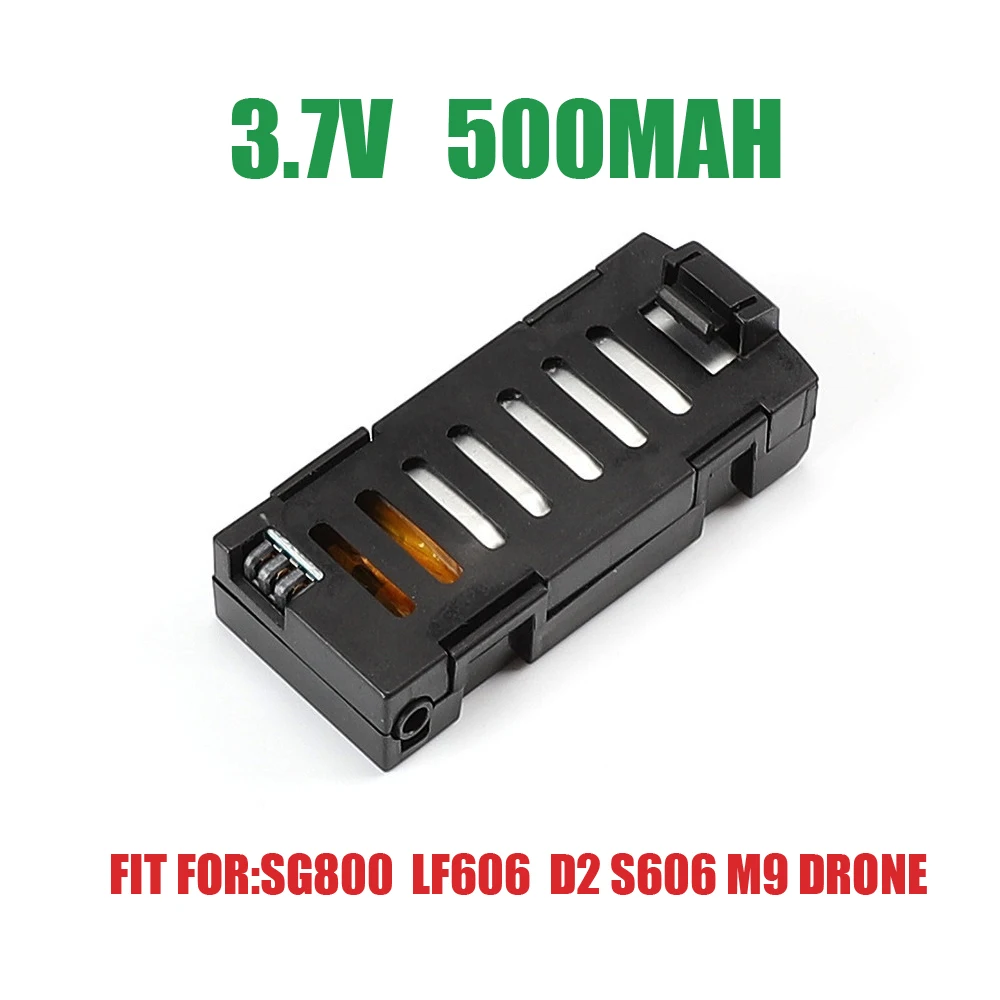 Rechargeable Battery for SG800 LF606 D2 S606 M9 Drone 3.7V 500mAh
