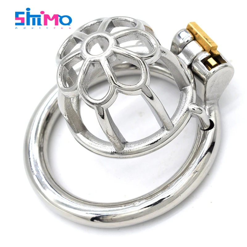 SMMQ стальная клетка для пениса маленькая целомудрия Мужская секс игрушки мужчин