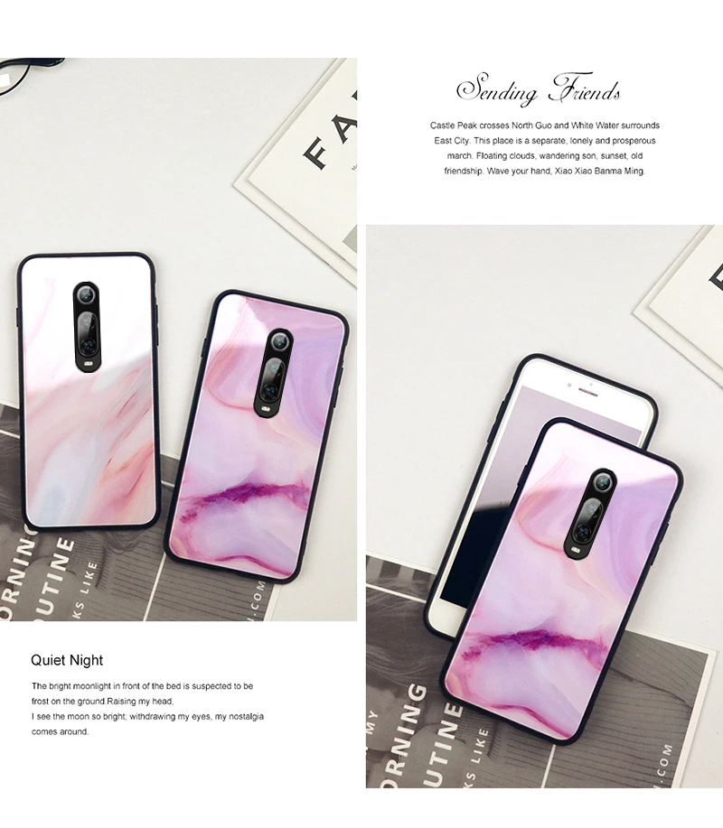 Для Meizu M9 M8 M6 M5 Note чехол Роскошный мрамор закаленное стекло твердая задняя крышка для Meizu v8 x8 s6 E3 модные красочные Чехлы для телефона
