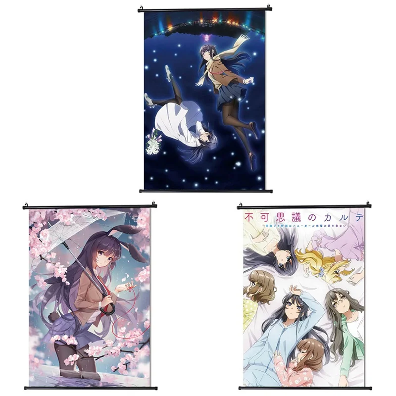 Короткая футболка с героями из японского аниме негодяй не мечтать изображением